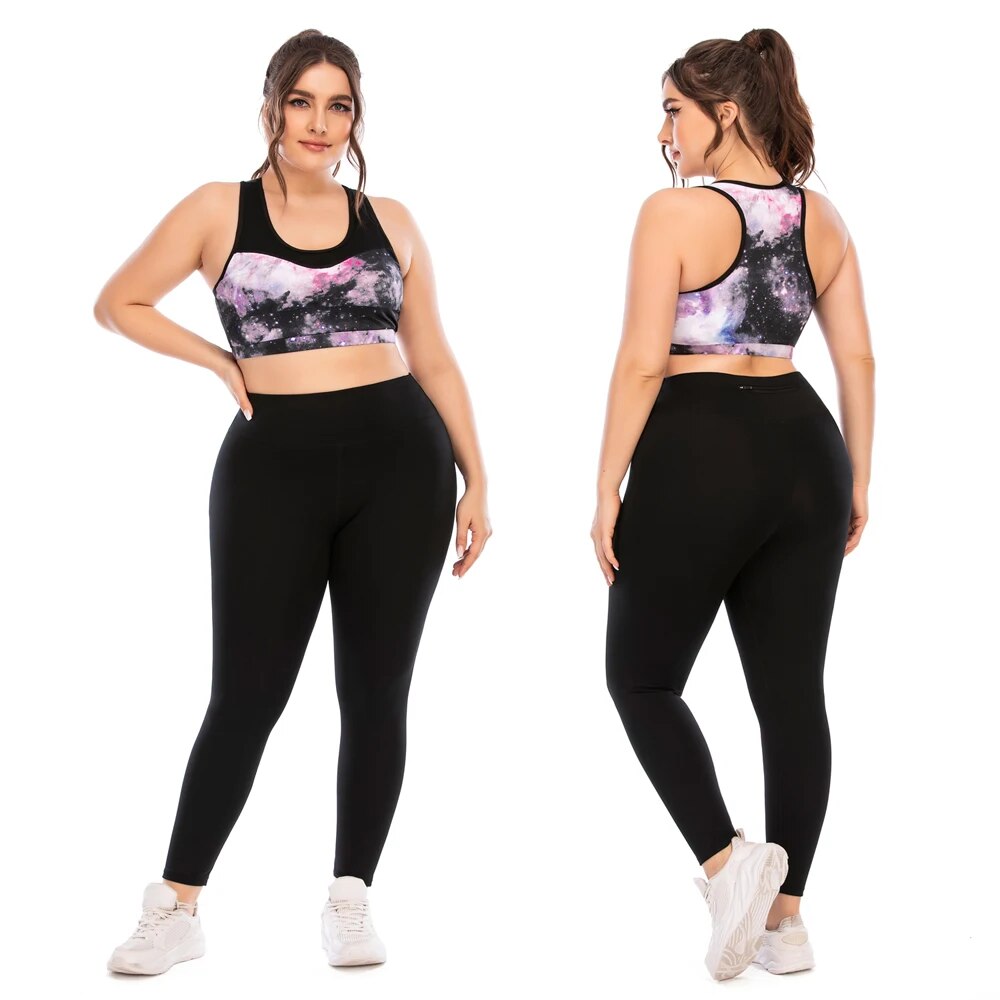 Plus Size Sportswear Sportsuits Fitness Sets