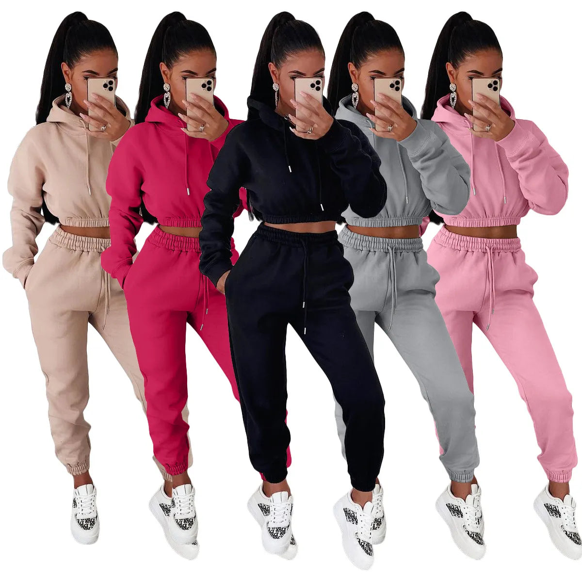 Tracksuit 2 Piece Hooded and Pullover