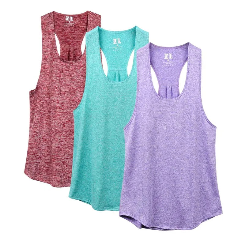 VEQKING Sleeveless Racerback Workout Tank Tops