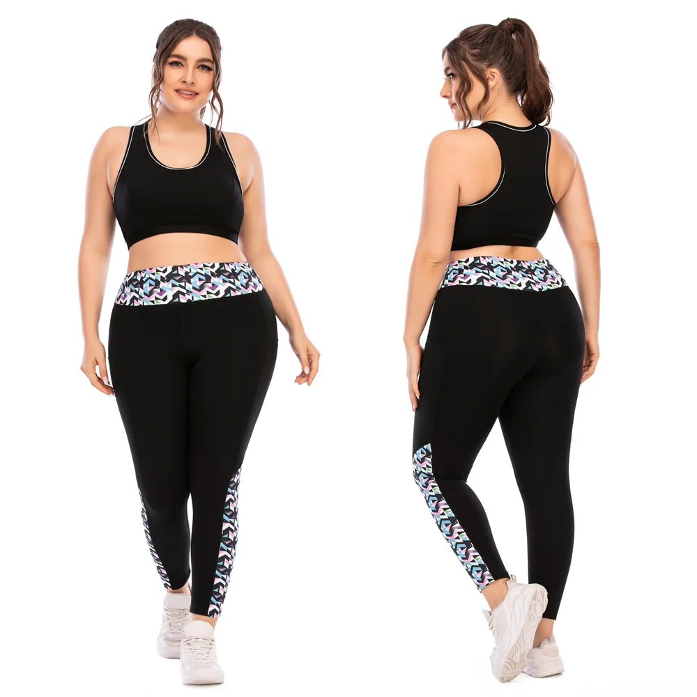 Plus Size Sportswear Sportsuits Fitness Sets