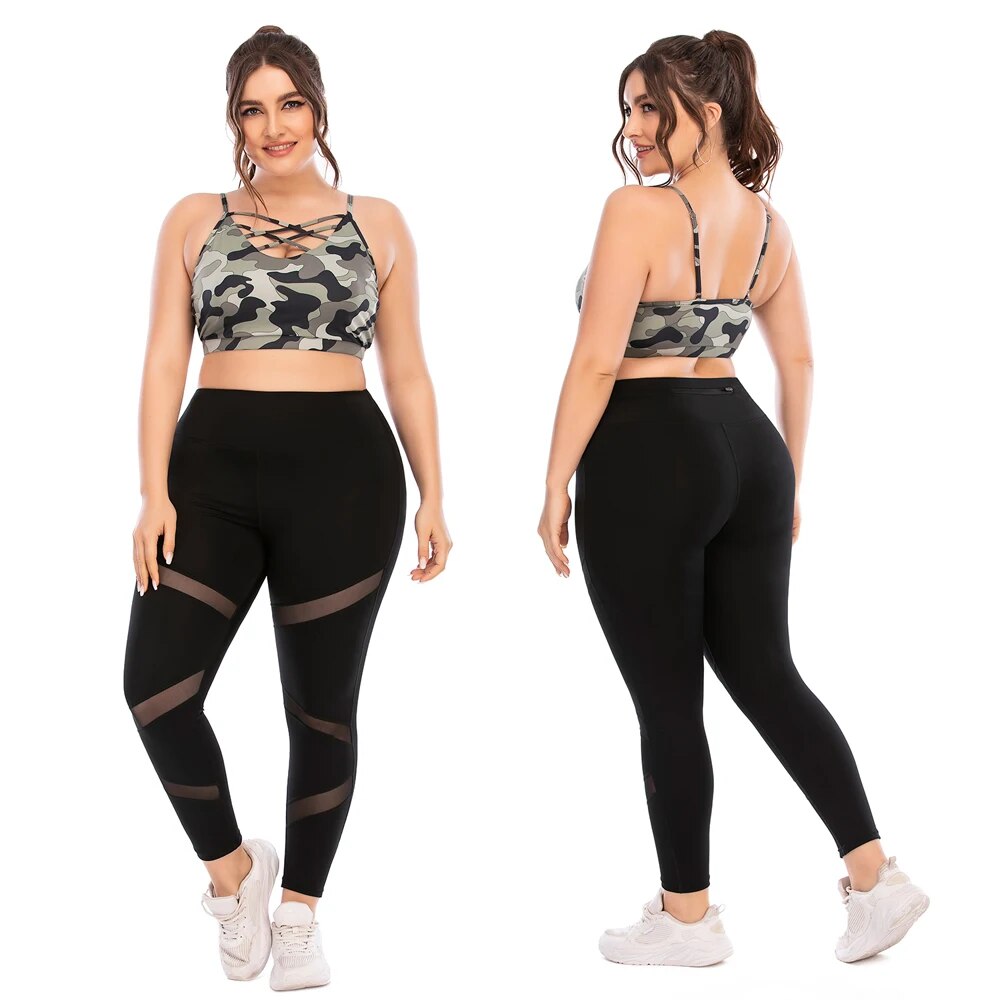 Plus Size Sportswear Sportsuits Fitness Sets