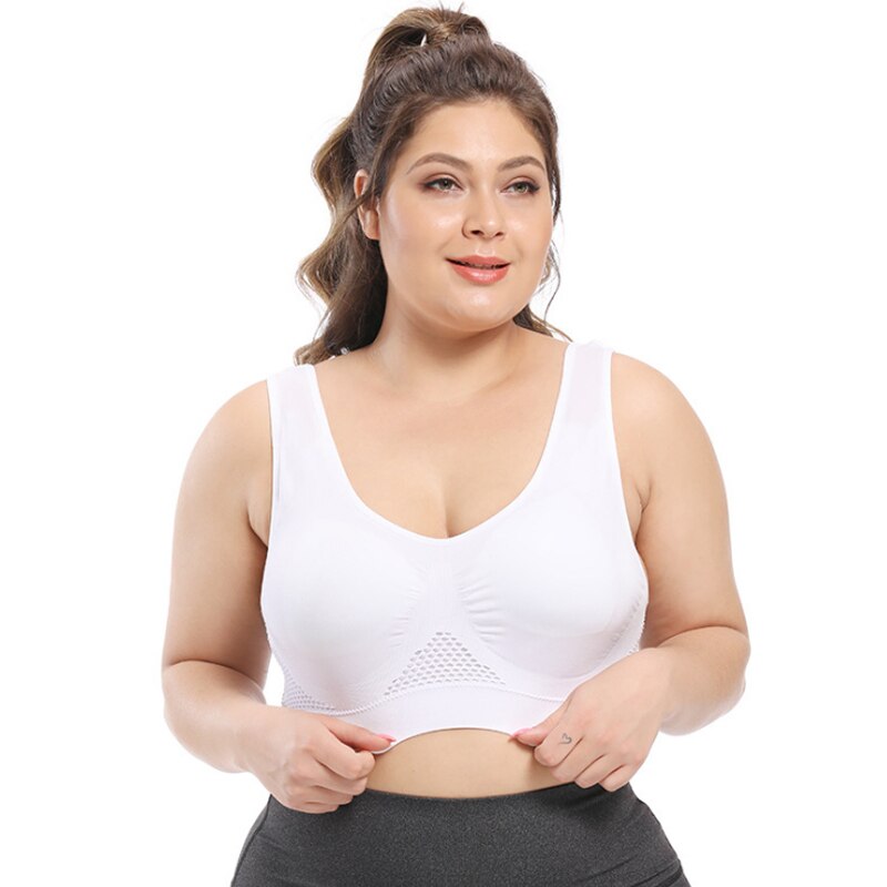 Sports Bra/Seamless, Hollow Out, Mesh, Breathable,Wire Free(PLUS SIZES AVAILABLE)