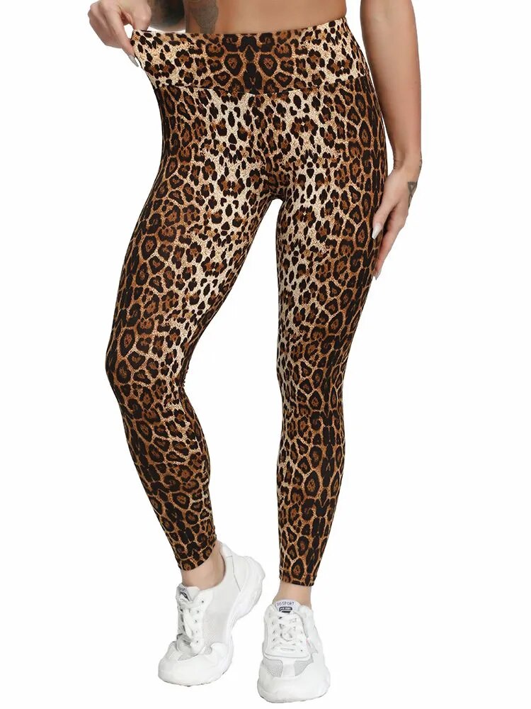 FITTOO Fitness Snakeskin/Leopard Print Leggings