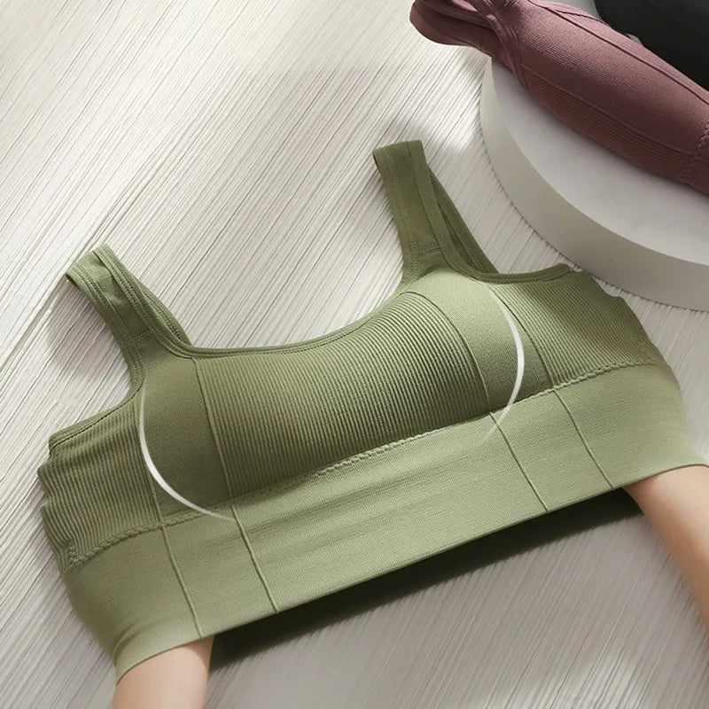 Breathable Seamless Sports Bra/ Shockproof Crop Top & Anti-Sweat