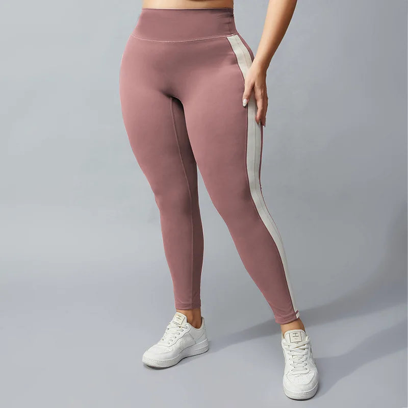 Seamless Plus Size Leggings/ High Waist Elastic Fitness Pants XL-4XL