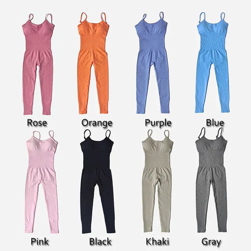 Fitness Seamless Jumpsuits/ One Piece Rompers