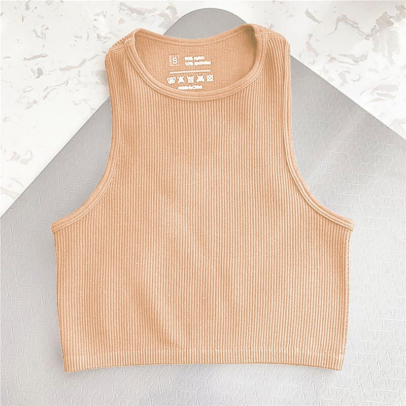 Sport Seamless Sleeveless Crop Top