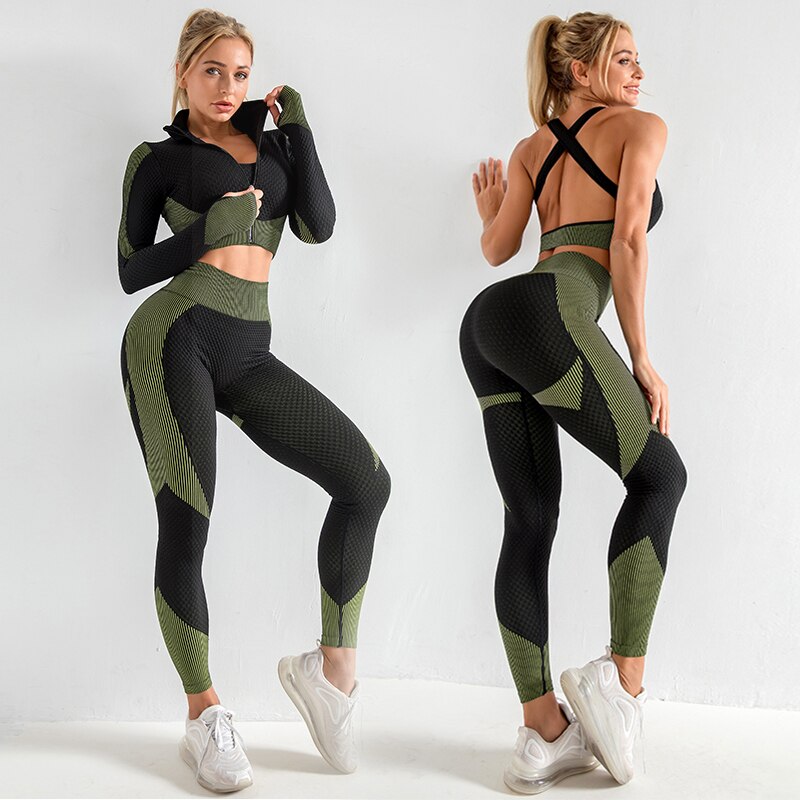 3pcs Seamless Workout Set