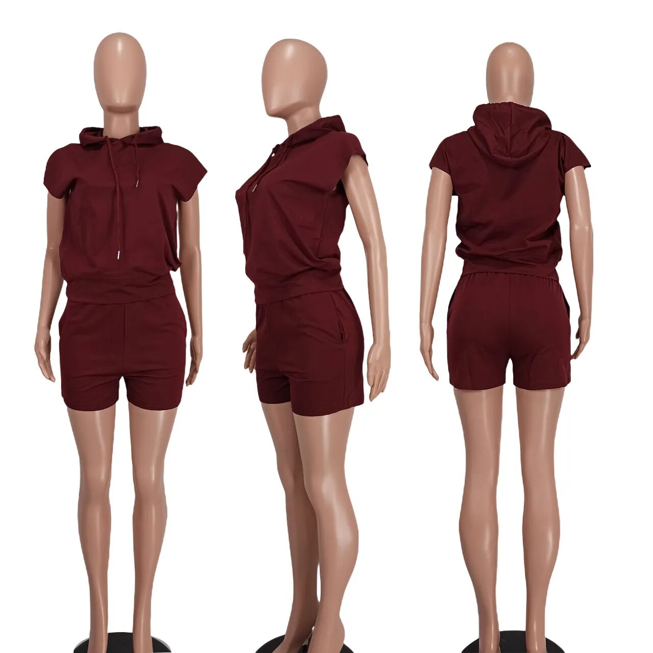 Women's Casual Hooded 2 Piece Outfits