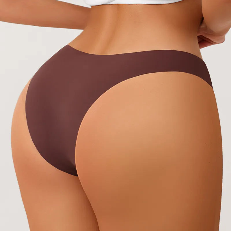 Fitness Seamless Ice Silk Underwear /Low Waist & Breathable