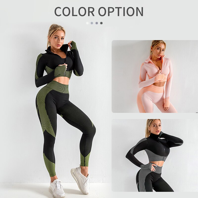 3pcs Seamless Workout Set