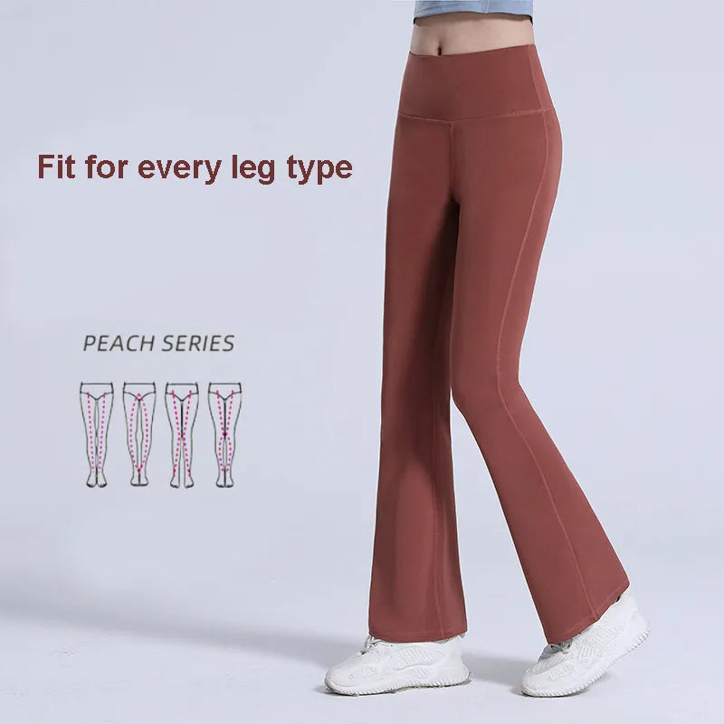 2023 Flare (Plus Size XXXL) Sport Leggings/ High Waist & Slimming