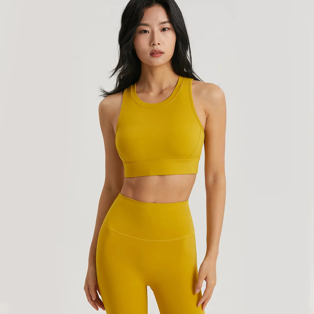2 Piece Gym Outfit/ Hollow Out Sports Bra and Leggings