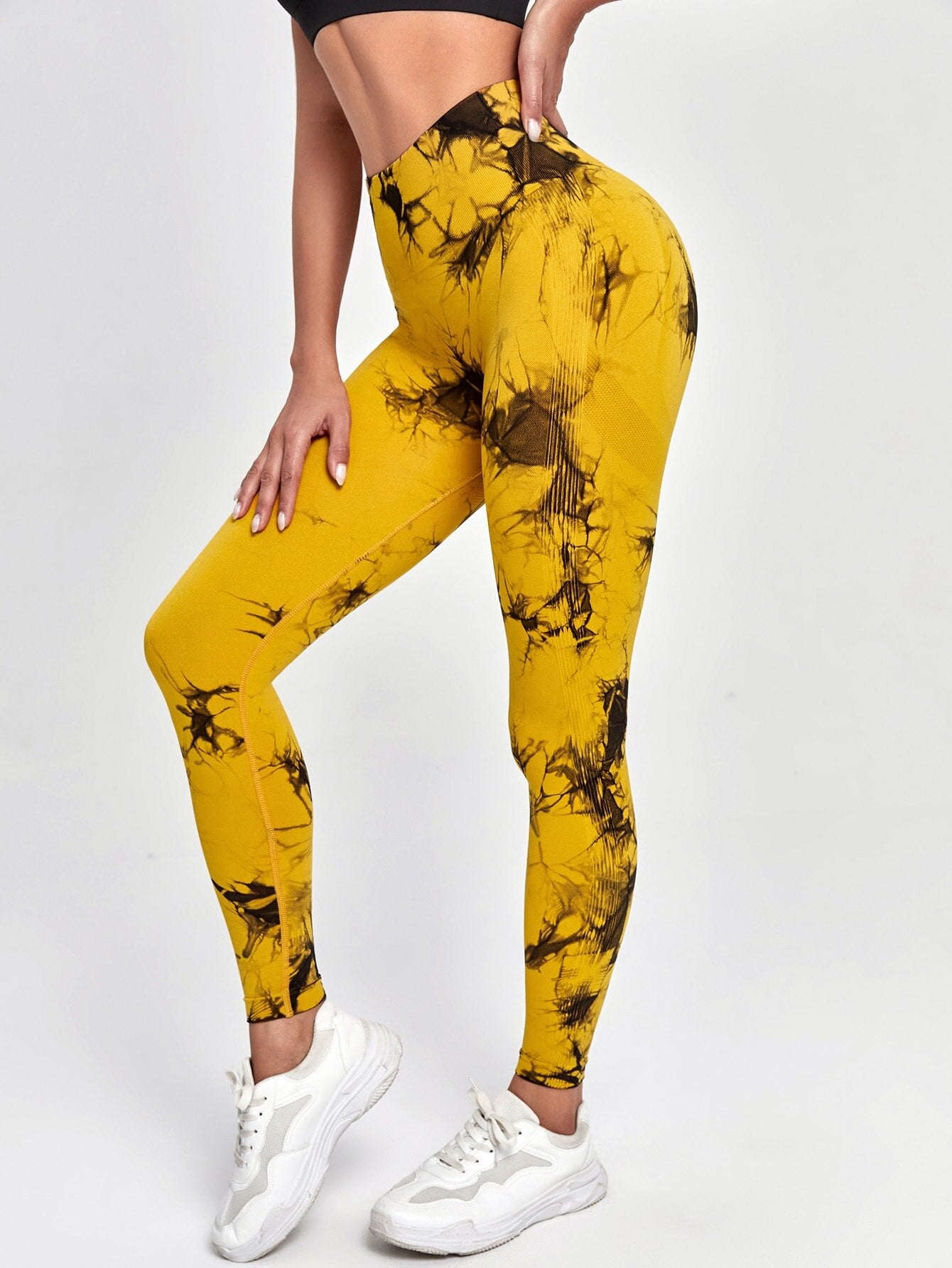 Tie Dye Sport Leggings (Seamless High Waist Push Up)