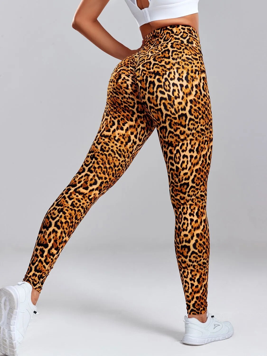 FITTOO Fitness Snakeskin/Leopard Print Leggings