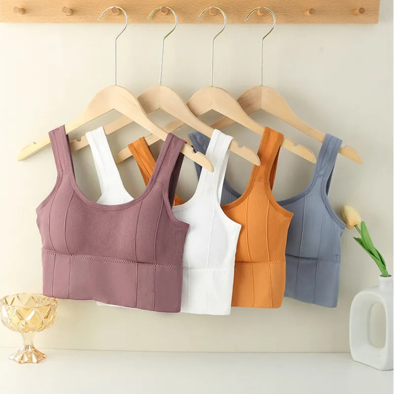 Breathable Seamless Sports Bra/ Shockproof Crop Top & Anti-Sweat