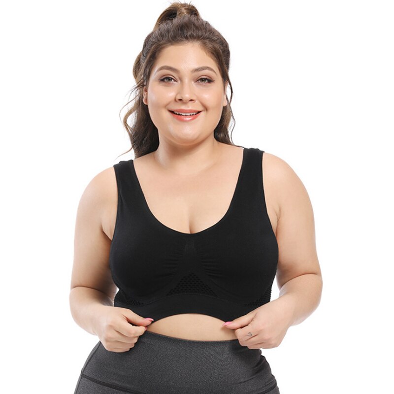 Sports Bra/Seamless, Hollow Out, Mesh, Breathable,Wire Free(PLUS SIZES AVAILABLE)