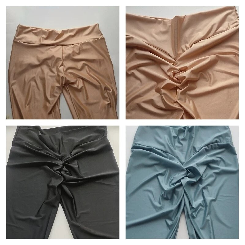Summer Winkle Sheer Shiny Women's Leggings