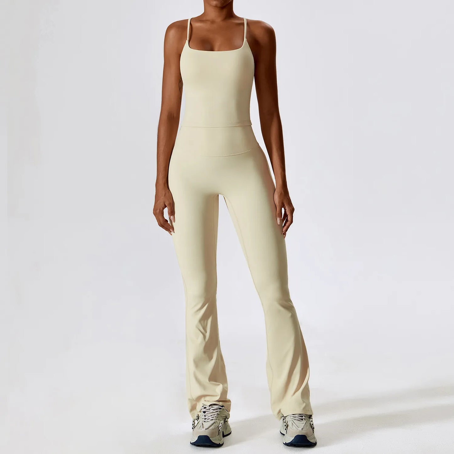 Crop Top 2PCS Seamless Women Sportswear Workout Clothes