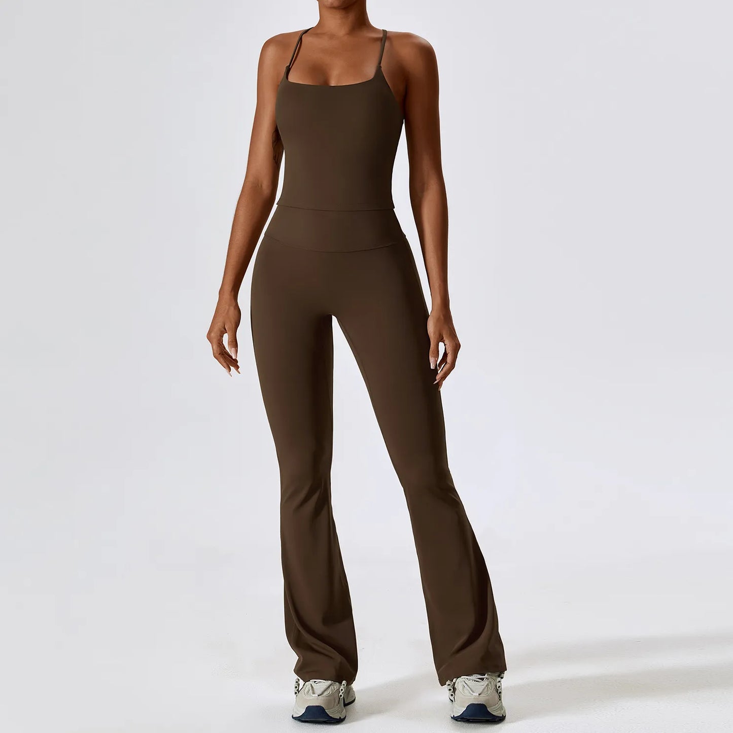 Crop Top 2PCS Seamless Women Sportswear Workout Clothes