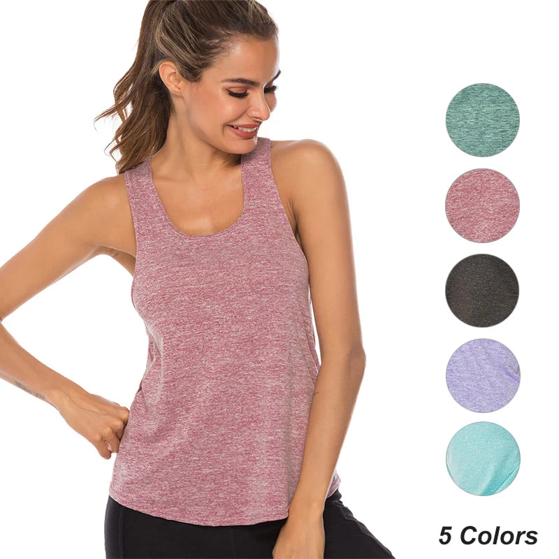 VEQKING Sleeveless Racerback Workout Tank Tops