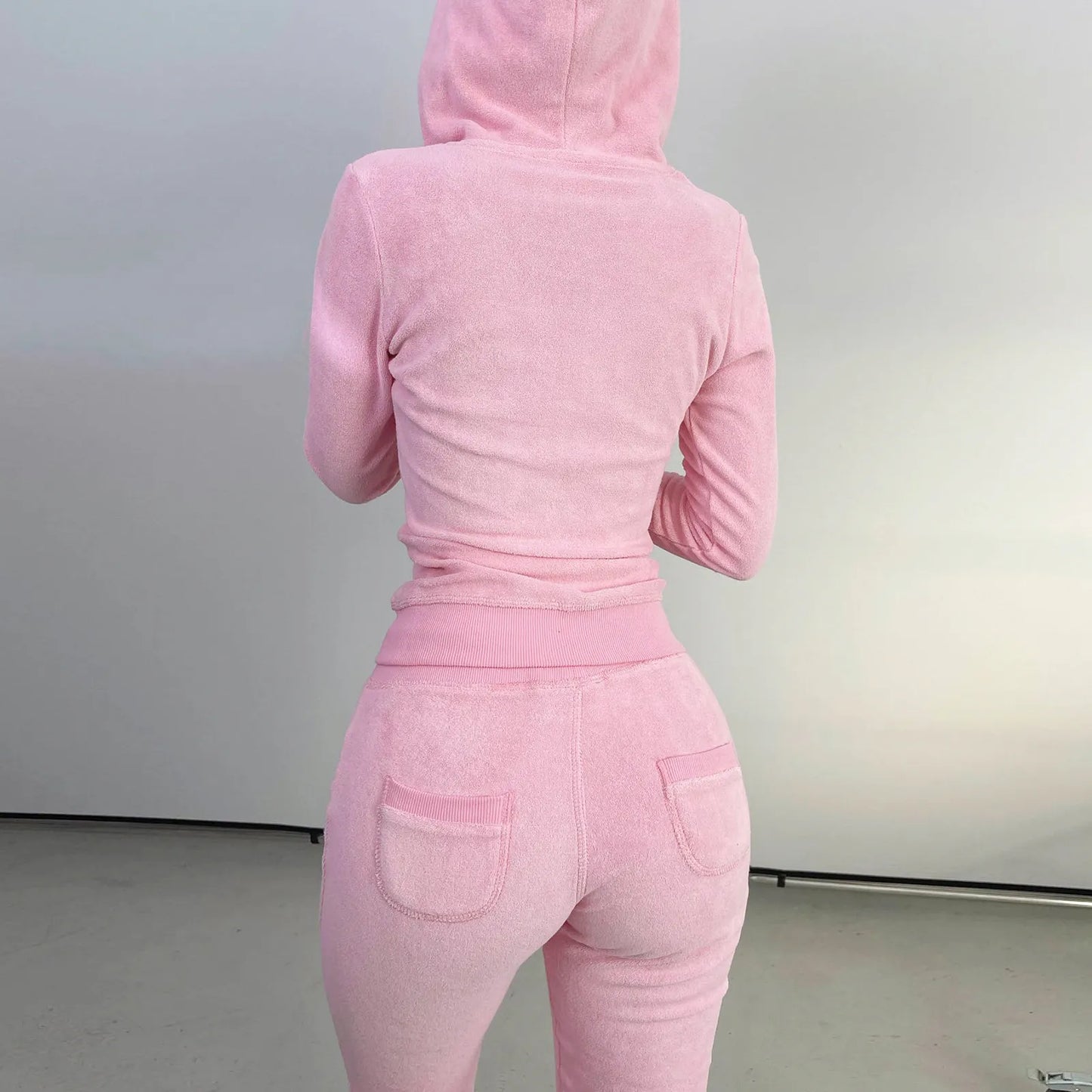Fleece 3 Piece Set Sweatpants & Hoodies Set