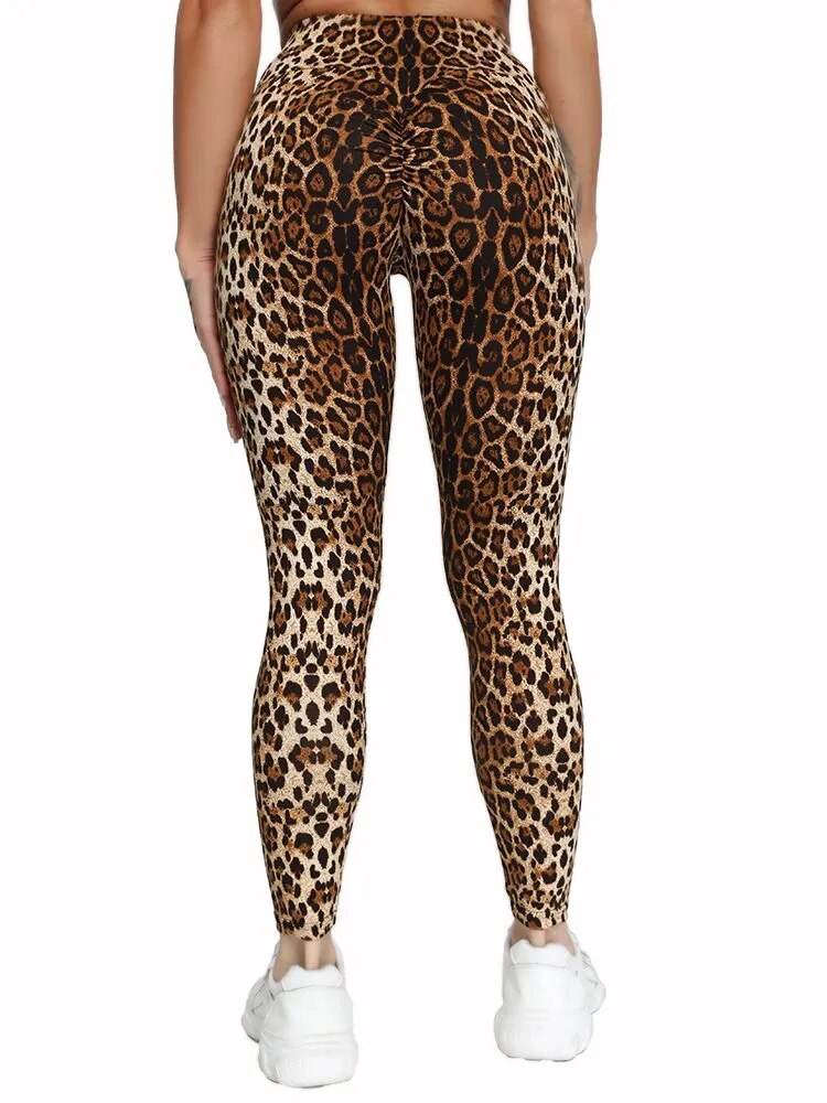 FITTOO Fitness Snakeskin/Leopard Print Leggings