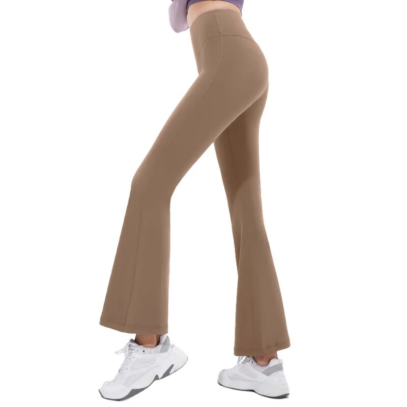 Flare Leggings/ High Waist & Wide Leg