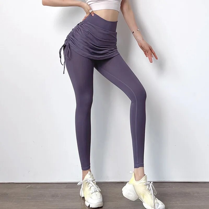 Solid Color Fast Drying Fitness Skorts