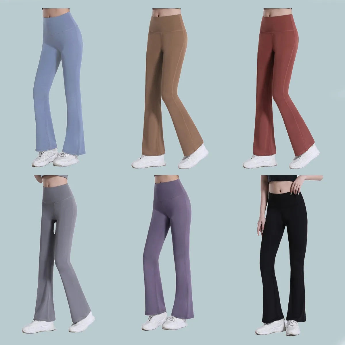 Leggings deportivos acampanados 2023 (talla grande XXXL)/cintura alta y adelgazamiento