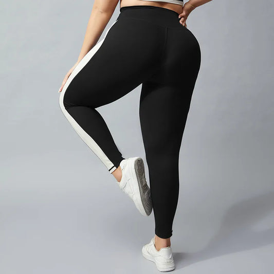 Seamless Plus Size Leggings/ High Waist Elastic Fitness Pants XL-4XL