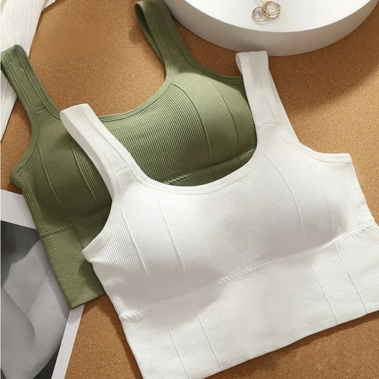 Breathable Seamless Sports Bra/ Shockproof Crop Top & Anti-Sweat