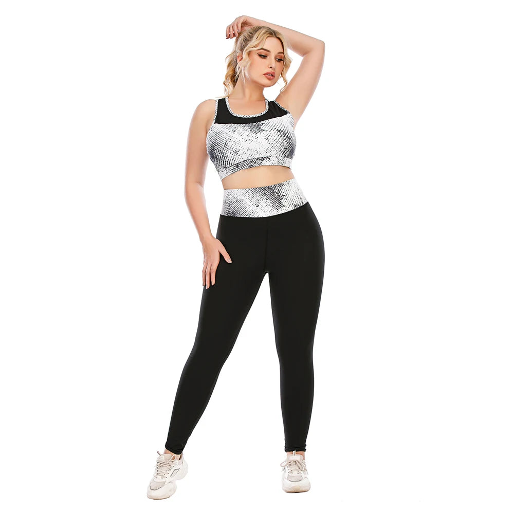 Women Plus Size Gym Fitness Anti-Wrinkle Suits