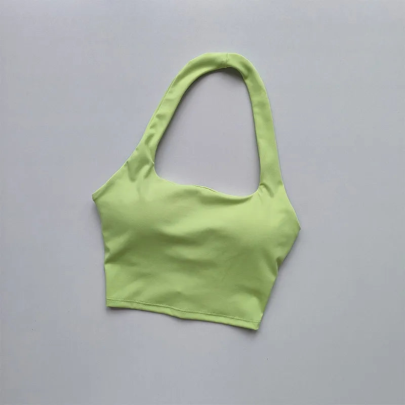 2024 Halter Padded Athletic Sport Bra