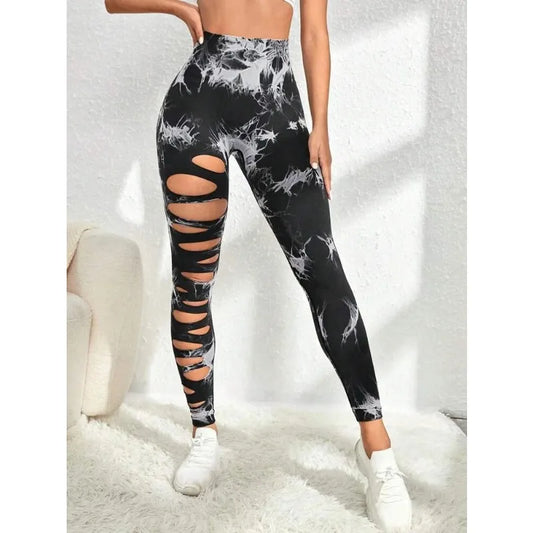 Booty Lifting Tie Dye Seamless Gym Leggings