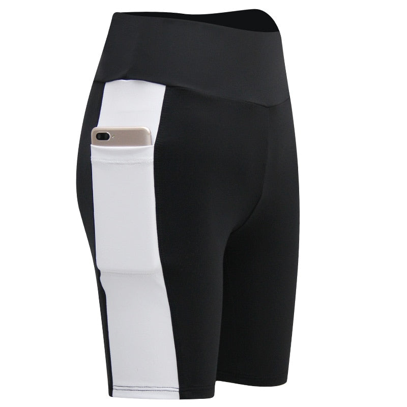 Fitness Shorts/ High Waist/High Stretch with Phone Pocket