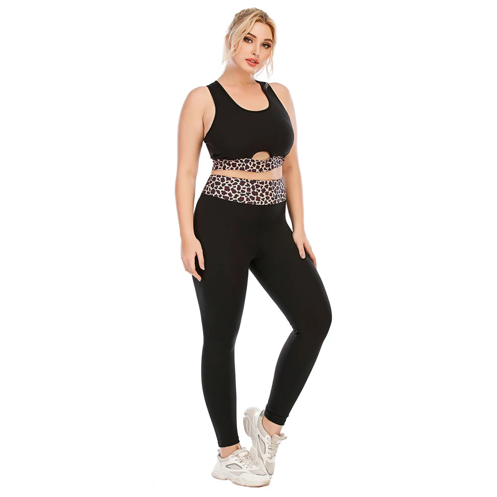 Women Plus Size Gym Fitness Anti-Wrinkle Suits