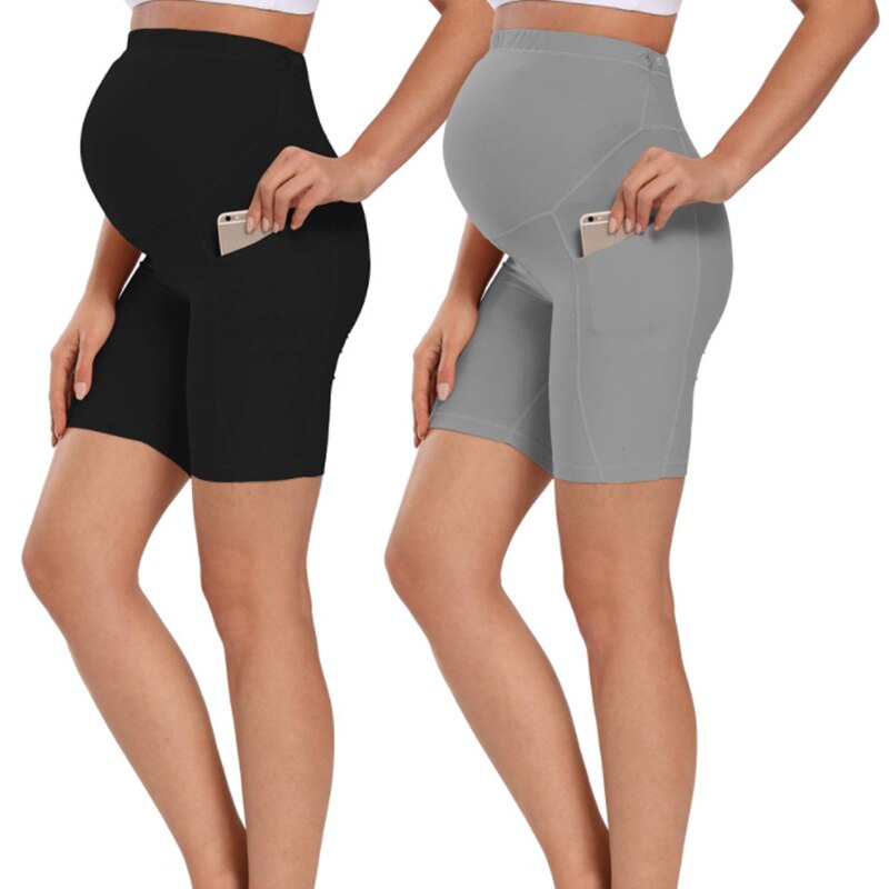 Pantalones cortos deportivos de maternidad para correr